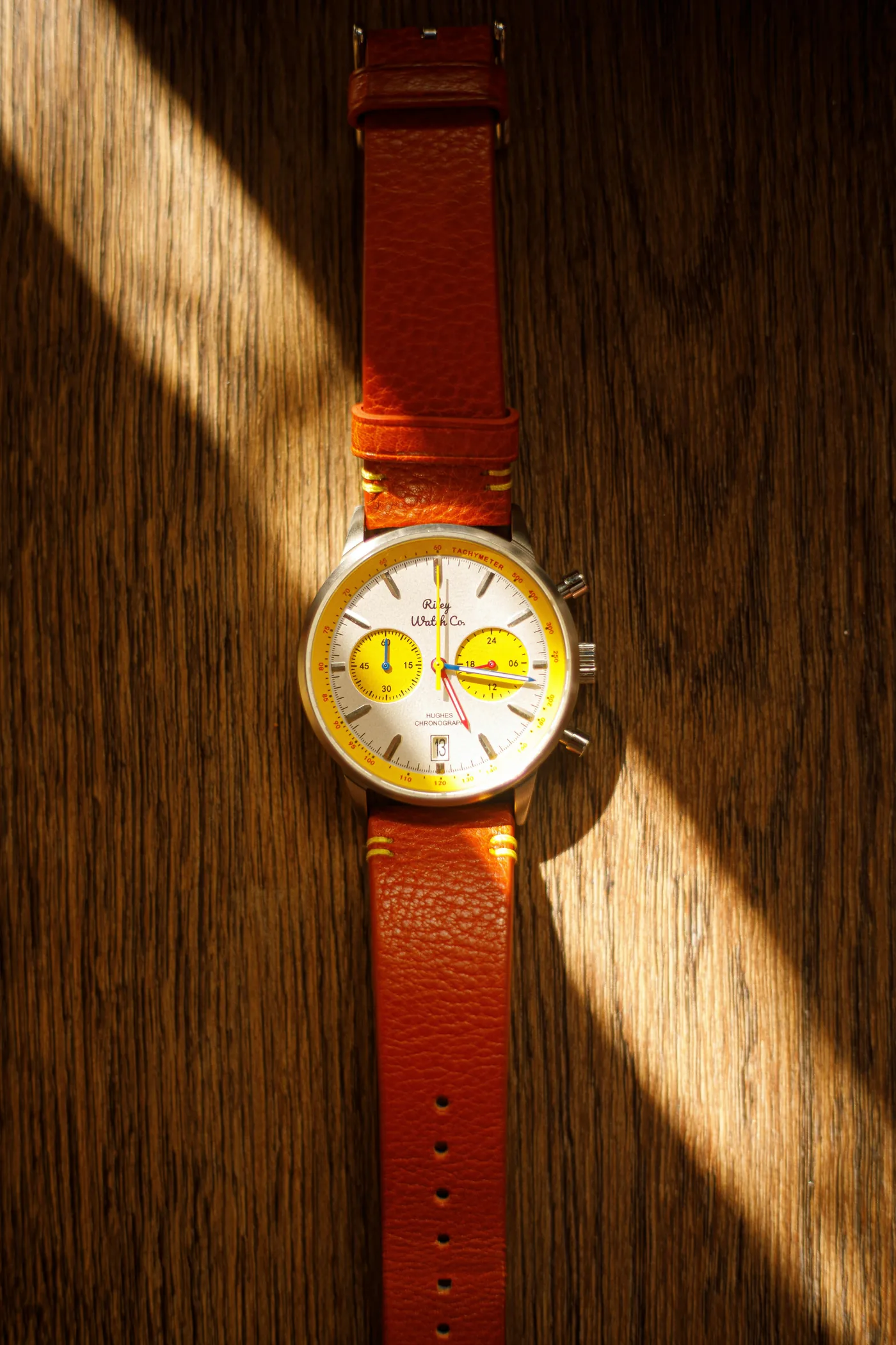 Riley Watch Co. Hughes Chronograph am Handgelenk