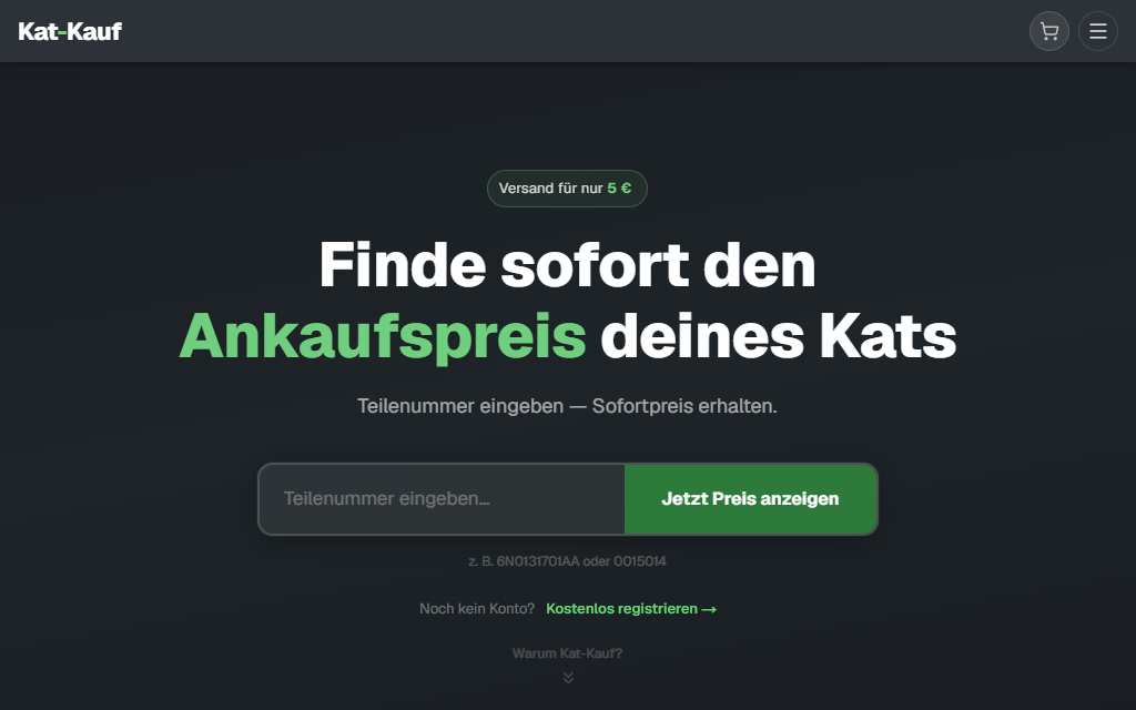 Kat-Kauf Website